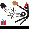 Stick Figure Smash (Kerst editie) spel