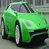 Geweldige groene auto puzzel
