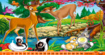 Verborgen nummers Bambi spel